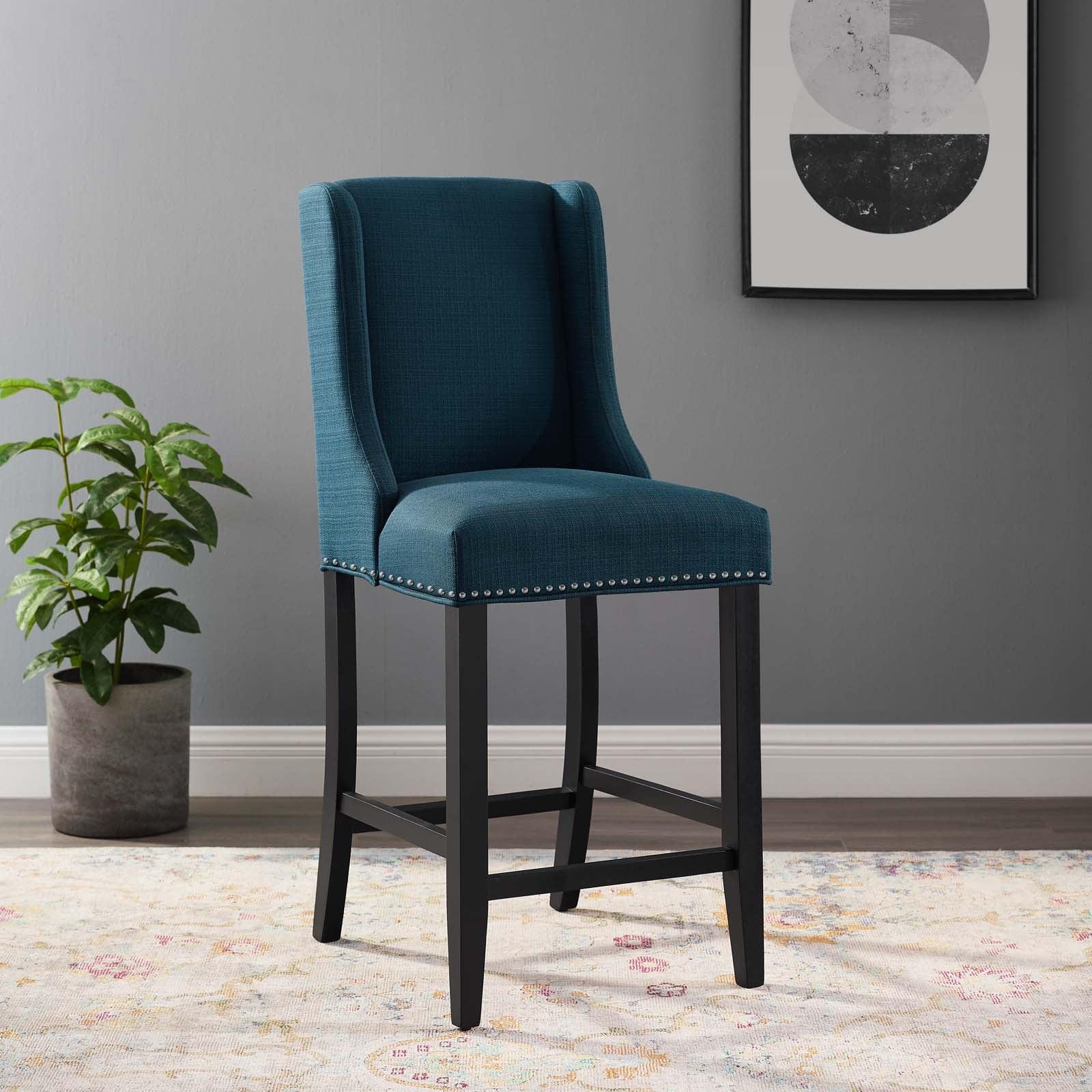 Modway Baron Upholstered Fabric Counter Stool FredCo