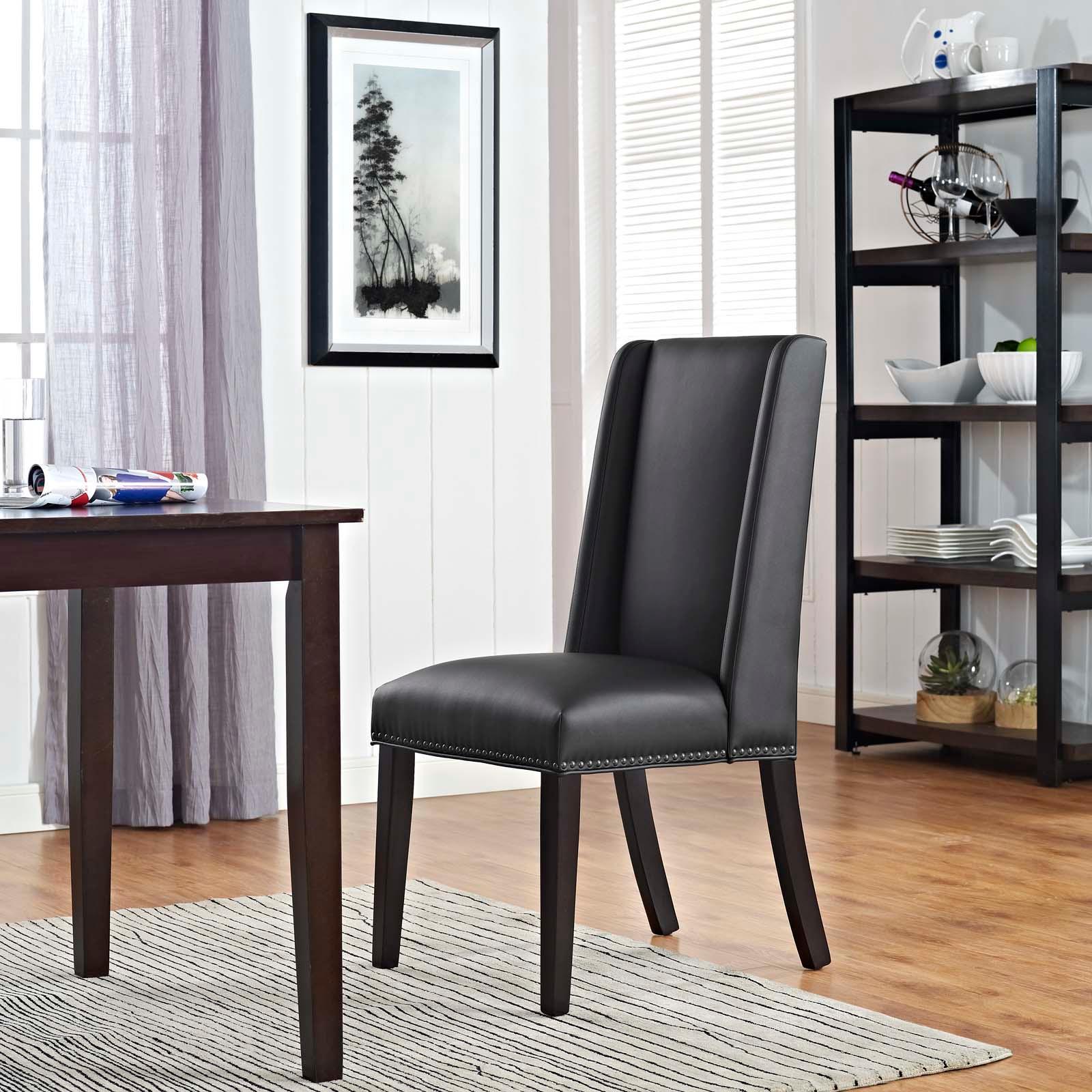 Modway Baron Vegan Leather Dining Chair FredCo