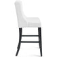 Modway Baronet Bar Stool Faux Leather Set of 2 FredCo