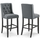 Modway Baronet Bar Stool Upholstered Fabric Set of 2 FredCo