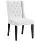 Modway Baronet Button Tufted Vegan Leather Dining Chair FredCo
