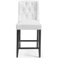 Modway Baronet Counter Bar Stool Faux Leather Set of 2 FredCo