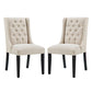 Modway Baronet Dining Chair Fabric Set of 2 FredCo