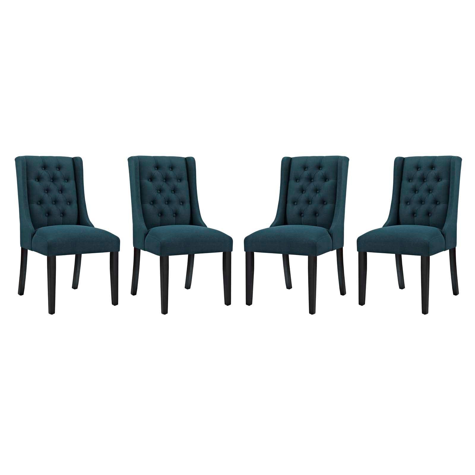 Modway Baronet Dining Chair Fabric Set of 4 FredCo