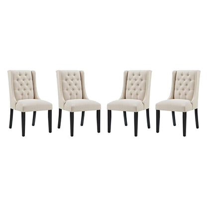 Modway Baronet Dining Chair Fabric Set of 4 FredCo
