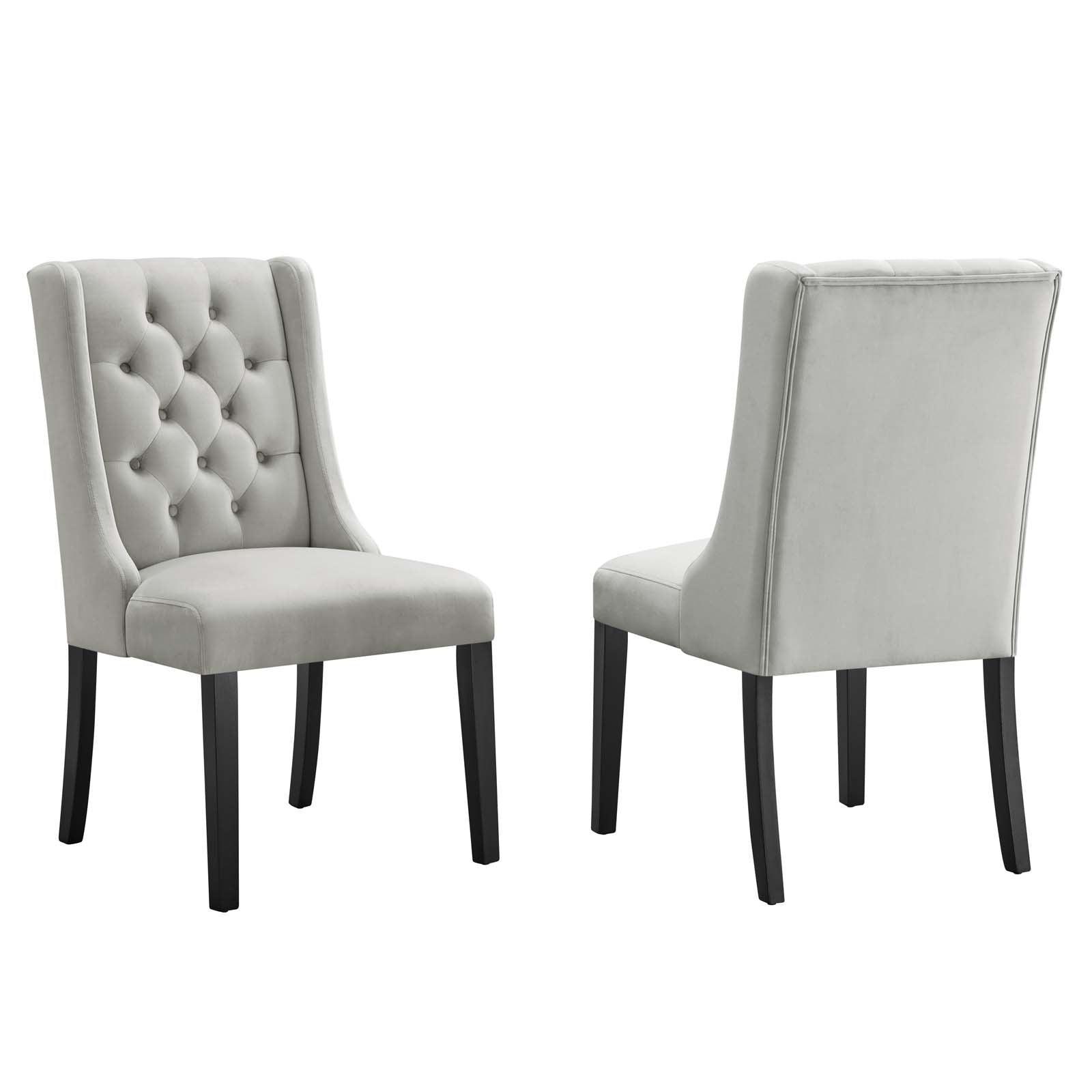 Modway Baronet Performance Velvet Dining Chairs - Set of 2 FredCo