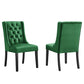 Modway Baronet Performance Velvet Dining Chairs - Set of 2 FredCo