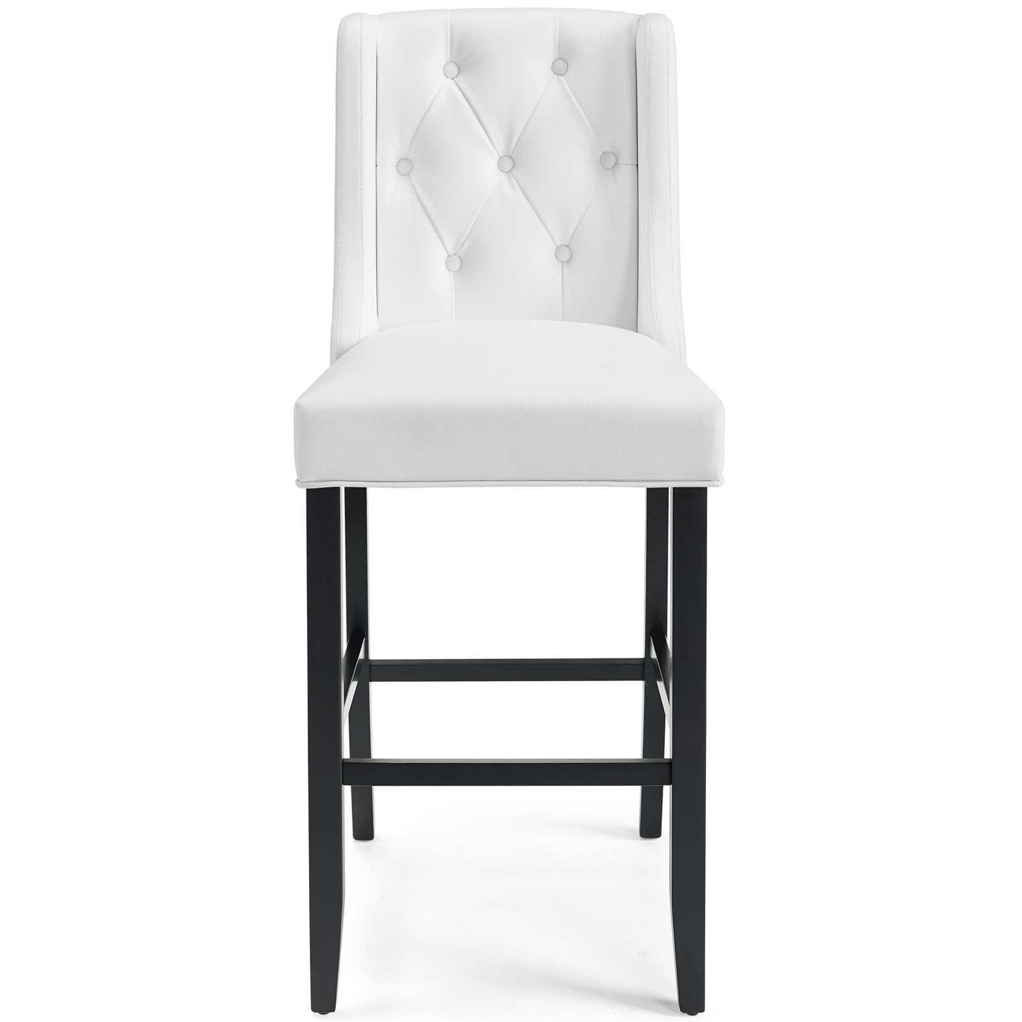 Modway Baronet Tufted Button Faux Leather Bar Stool FredCo