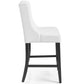 Modway Baronet Tufted Button Faux Leather Counter Stool FredCo