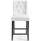 Modway Baronet Tufted Button Faux Leather Counter Stool FredCo