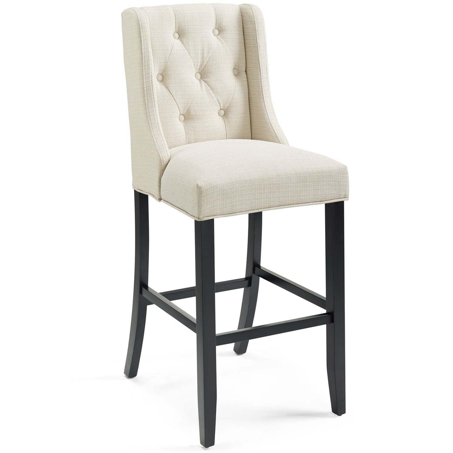 Modway Baronet Tufted Button Upholstered Fabric Bar Stool FredCo