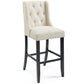 Modway Baronet Tufted Button Upholstered Fabric Bar Stool FredCo