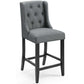 Modway Baronet Tufted Button Upholstered Fabric Counter Stool FredCo