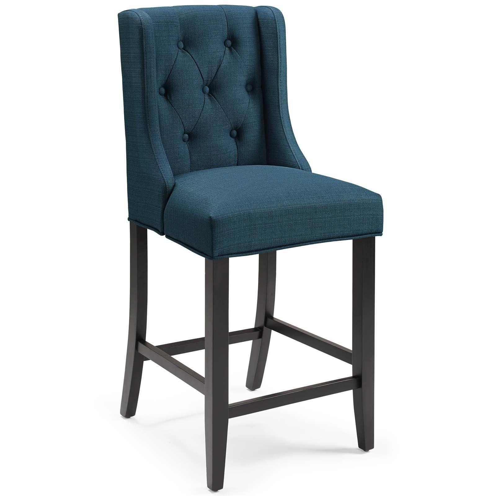 Modway Baronet Tufted Button Upholstered Fabric Counter Stool FredCo