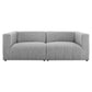 Modway Bartlett Upholstered Fabric 2-Piece Loveseat FredCo