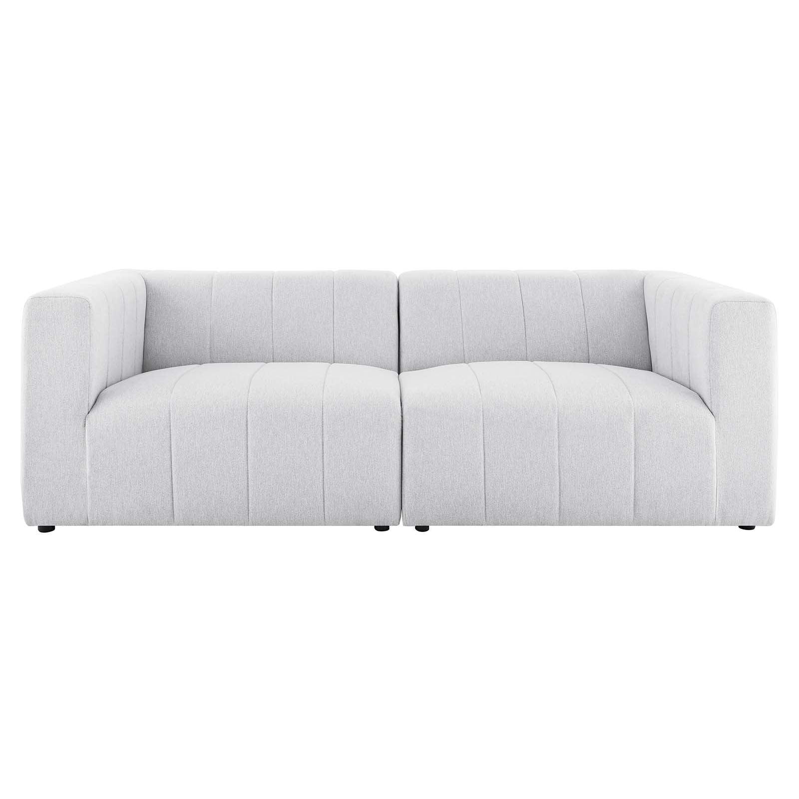 Modway Bartlett Upholstered Fabric 2-Piece Loveseat FredCo