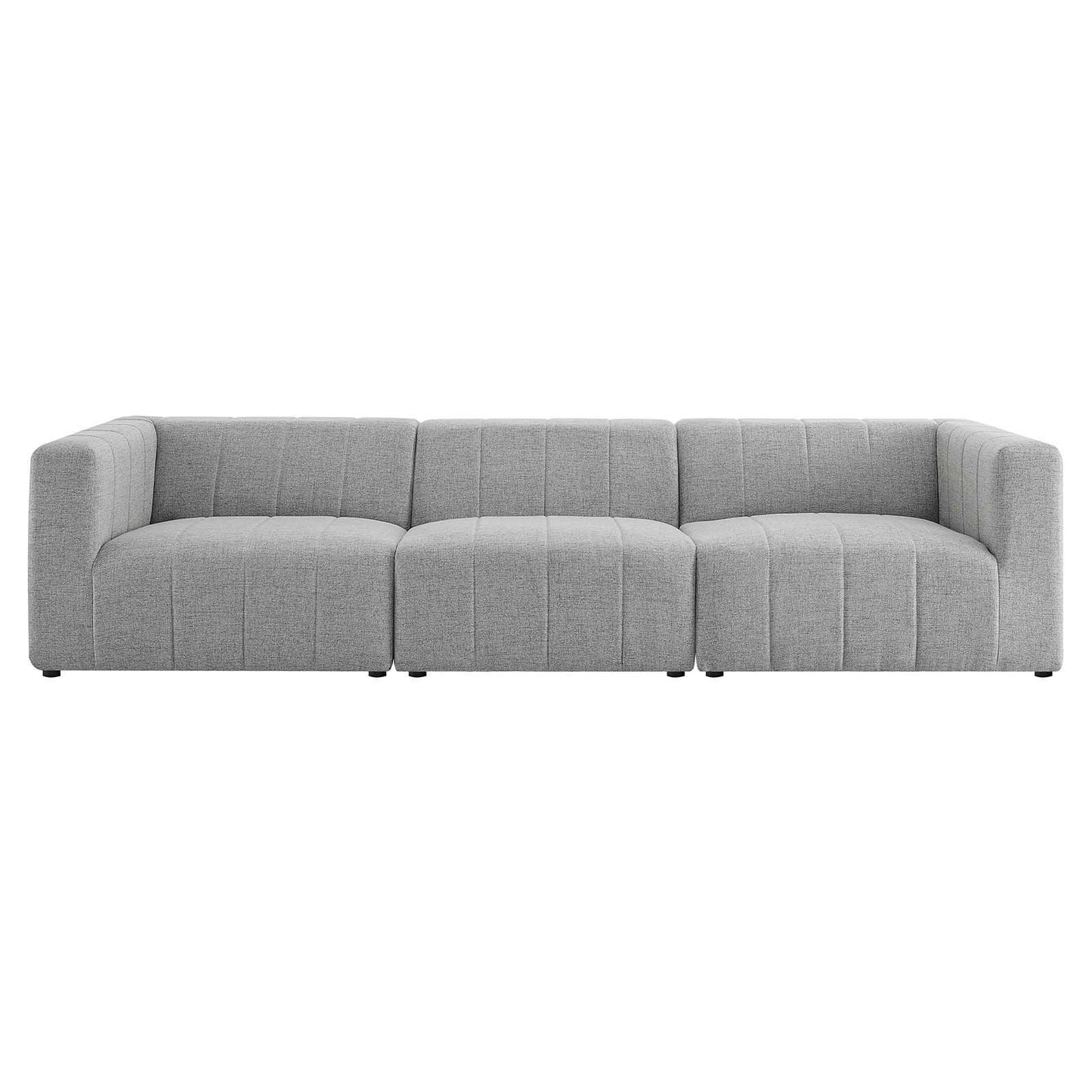 Modway Bartlett Upholstered Fabric 3-Piece Sofa FredCo