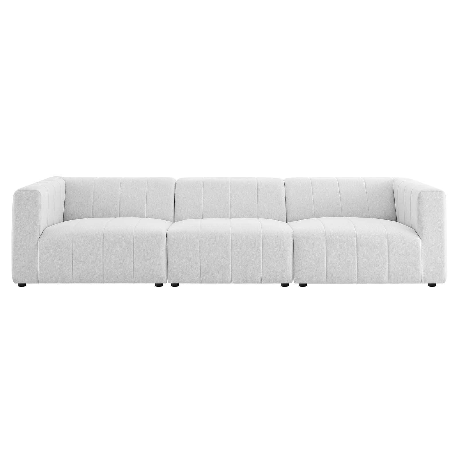 Modway Bartlett Upholstered Fabric 3-Piece Sofa FredCo