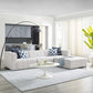 Modway Bartlett Upholstered Fabric 4-Piece Sectional Sofa FredCo