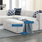 Modway Bartlett Upholstered Fabric 6-Piece Sectional Sofa FredCo