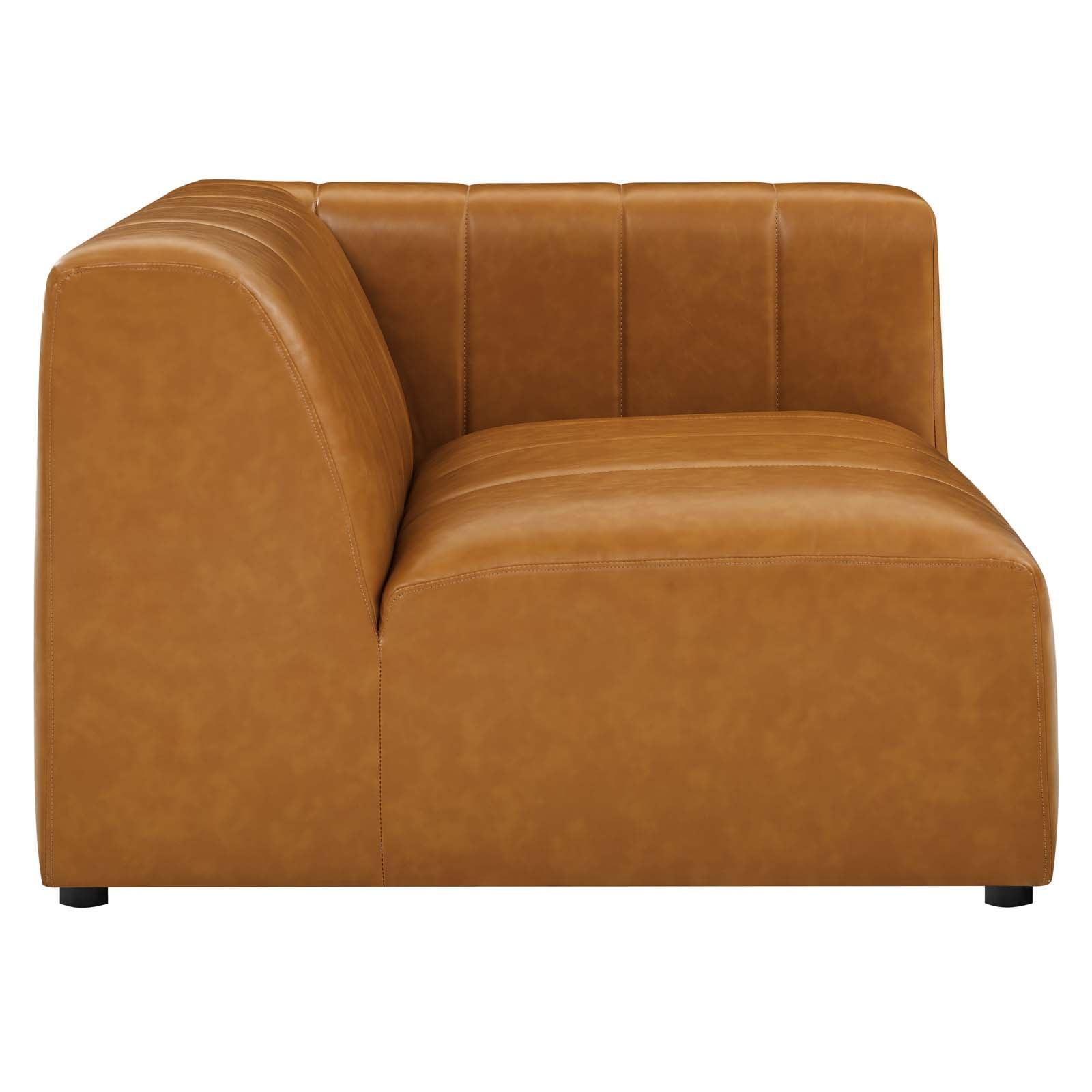 Modway Bartlett Vegan Leather 3-Piece Sofa FredCo