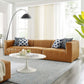 Modway Bartlett Vegan Leather 3-Piece Sofa FredCo