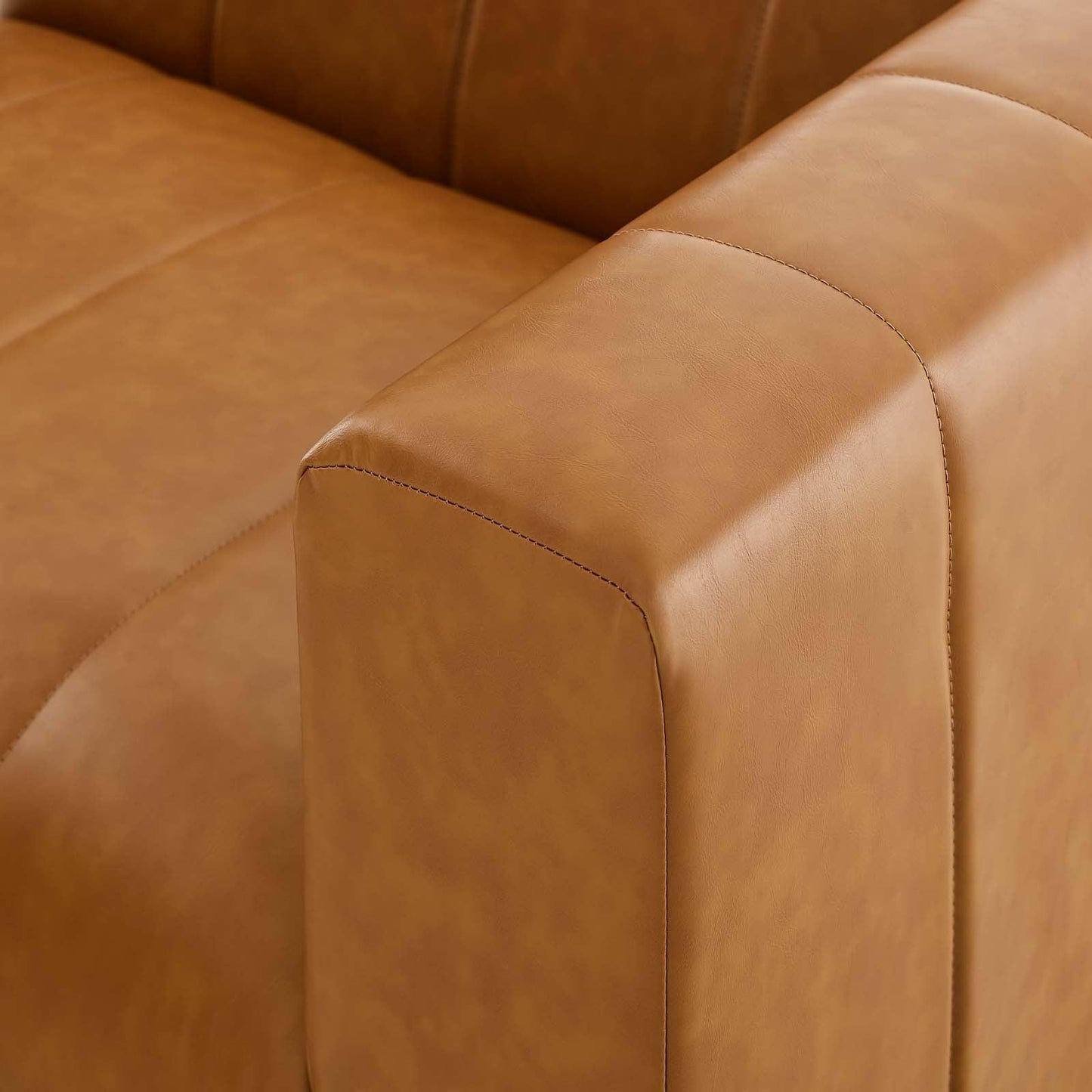 Modway Bartlett Vegan Leather 3-Piece Sofa FredCo