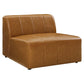 Modway Bartlett Vegan Leather 5-Piece Sectional Sofa FredCo