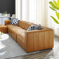 Modway Bartlett Vegan Leather 5-Piece Sectional Sofa FredCo