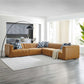 Modway Bartlett Vegan Leather 5-Piece Sectional Sofa, EEI-4532 FredCo