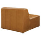 Modway Bartlett Vegan Leather 8-Piece Sectional Sofa FredCo