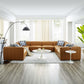 Modway Bartlett Vegan Leather 8-Piece Sectional Sofa FredCo