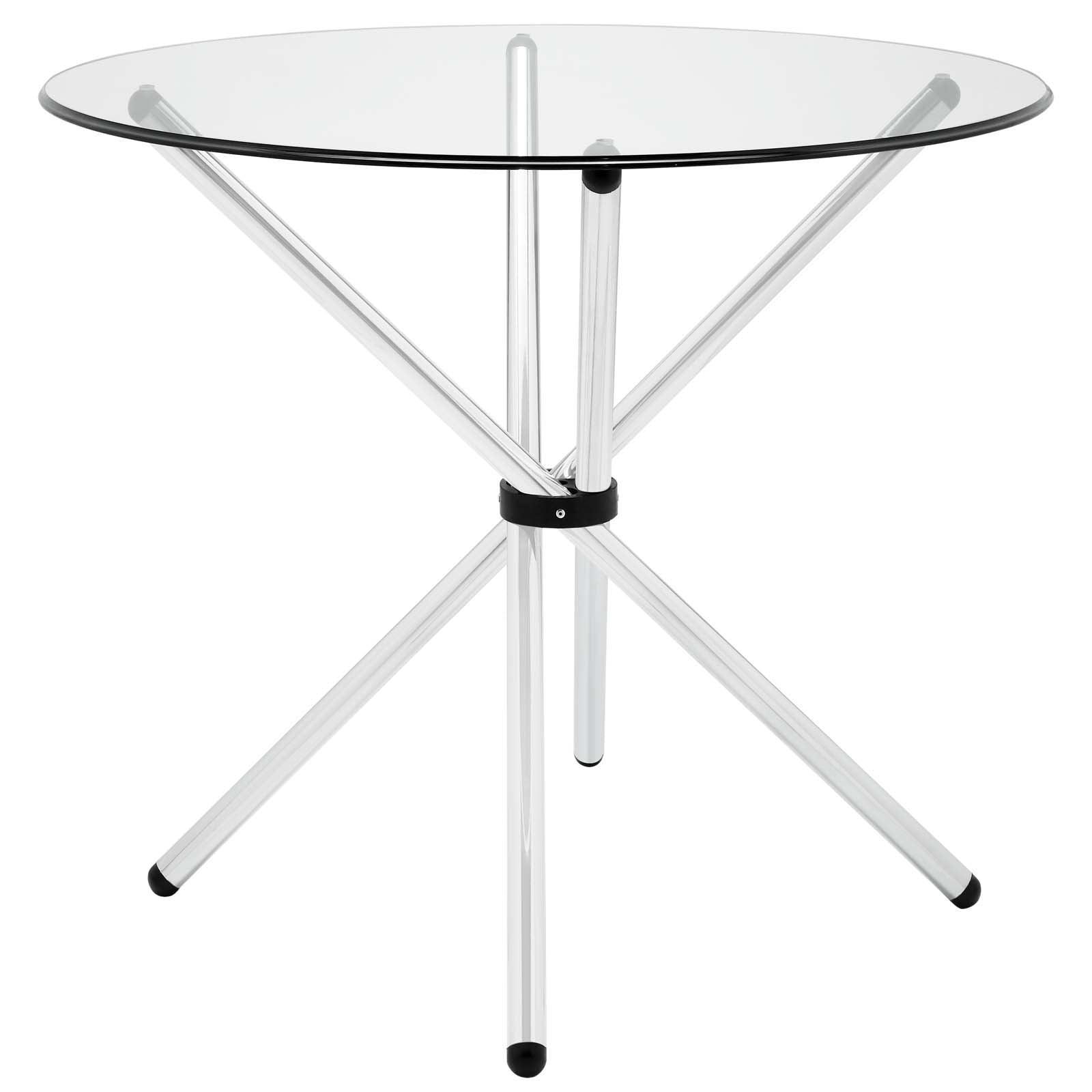 Modway Baton Round Dining Table FredCo