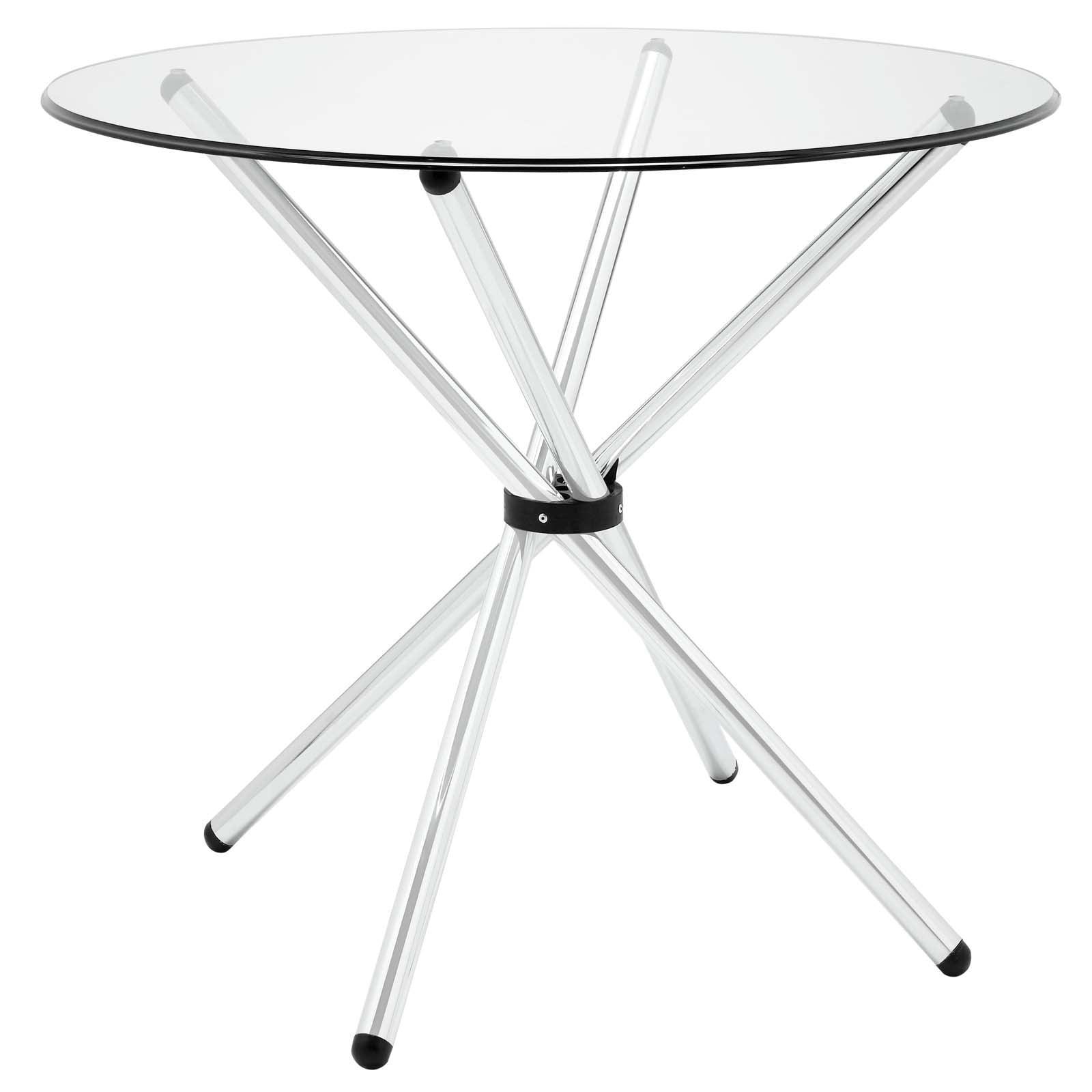Modway Baton Round Dining Table FredCo