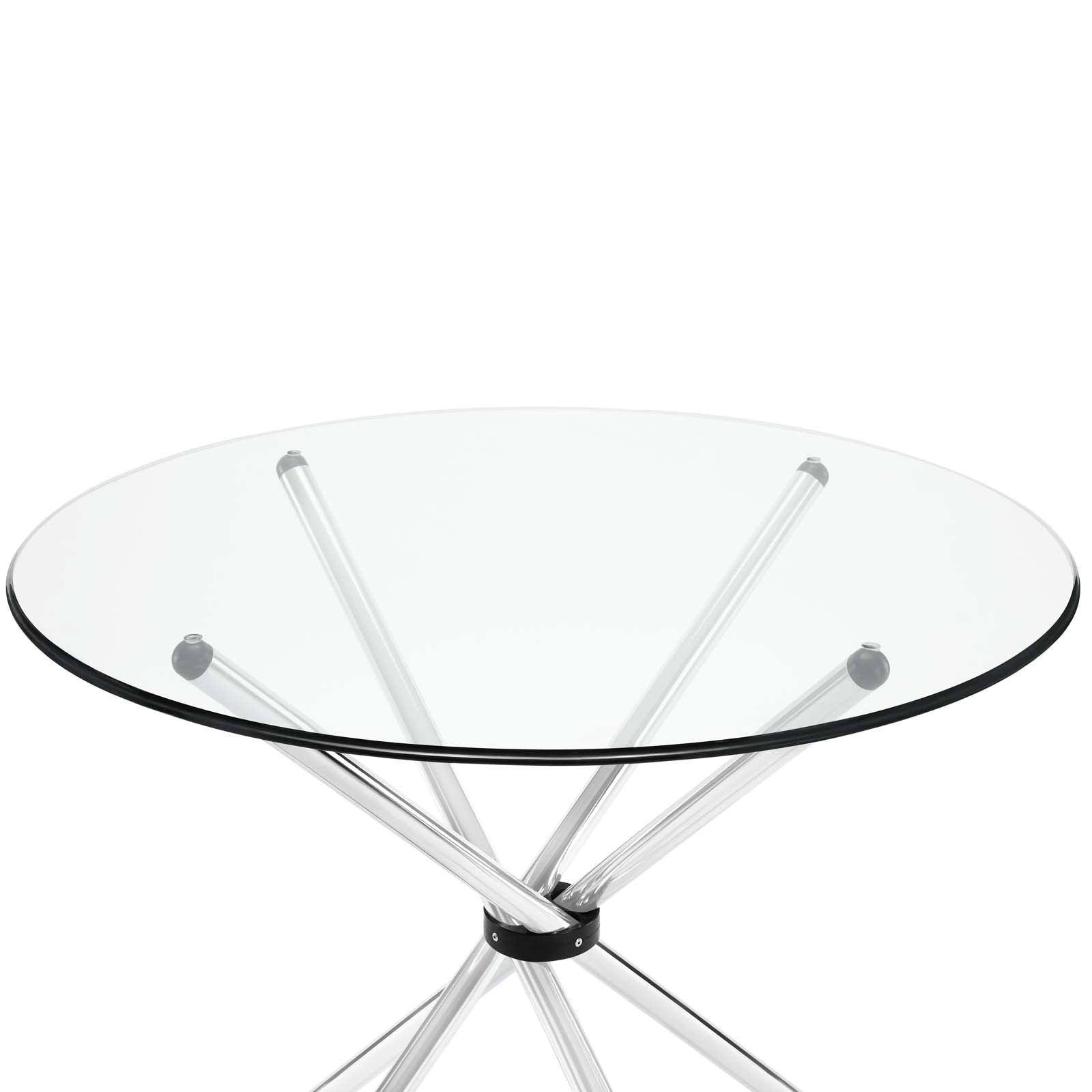 Modway Baton Round Dining Table FredCo