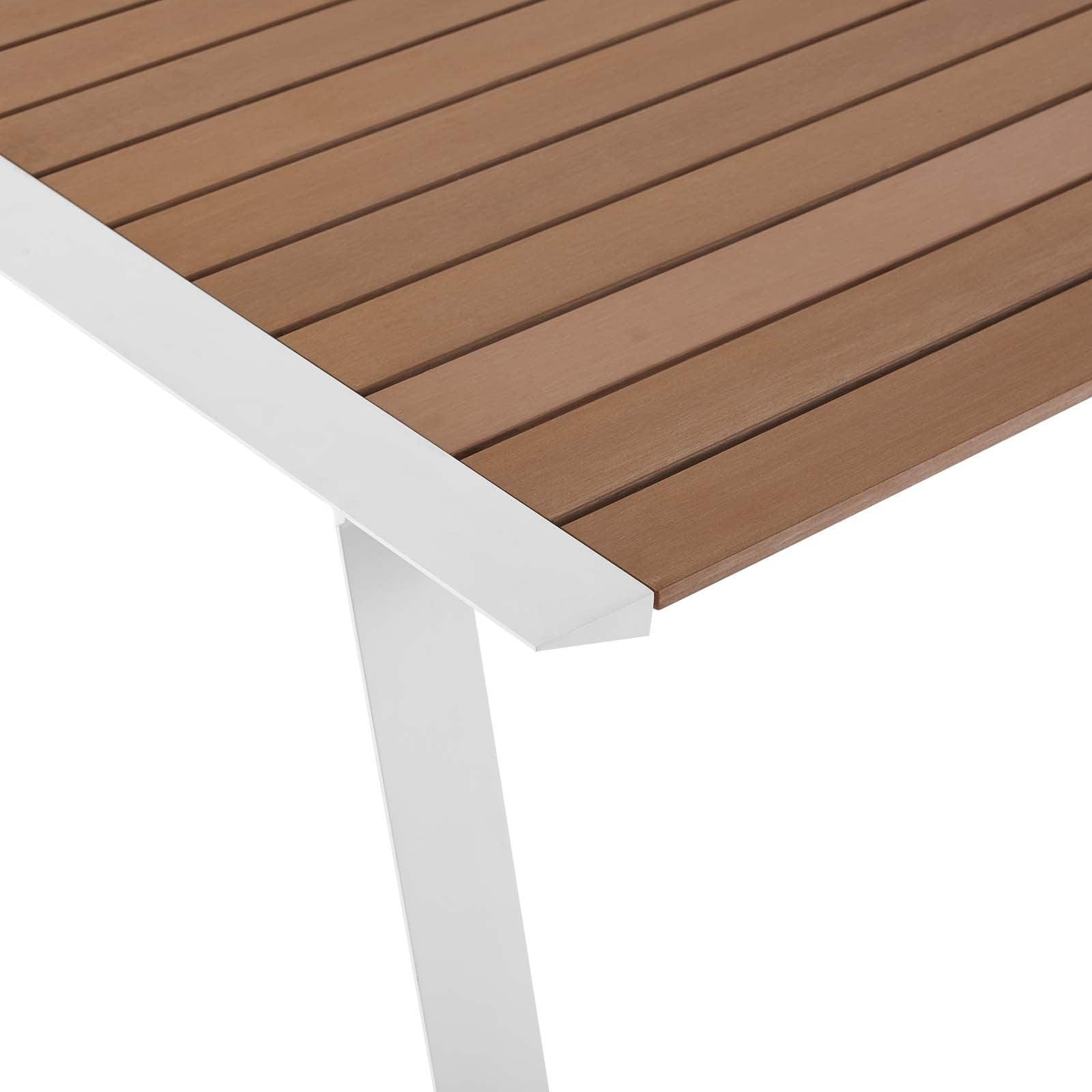 Modway Baxley 5 Piece Outdoor Patio Aluminum Dining Set FredCo