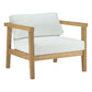 Modway Bayport 2 Piece Outdoor Patio Teak Set FredCo