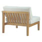 Modway Bayport Outdoor Patio Teak Armless FredCo