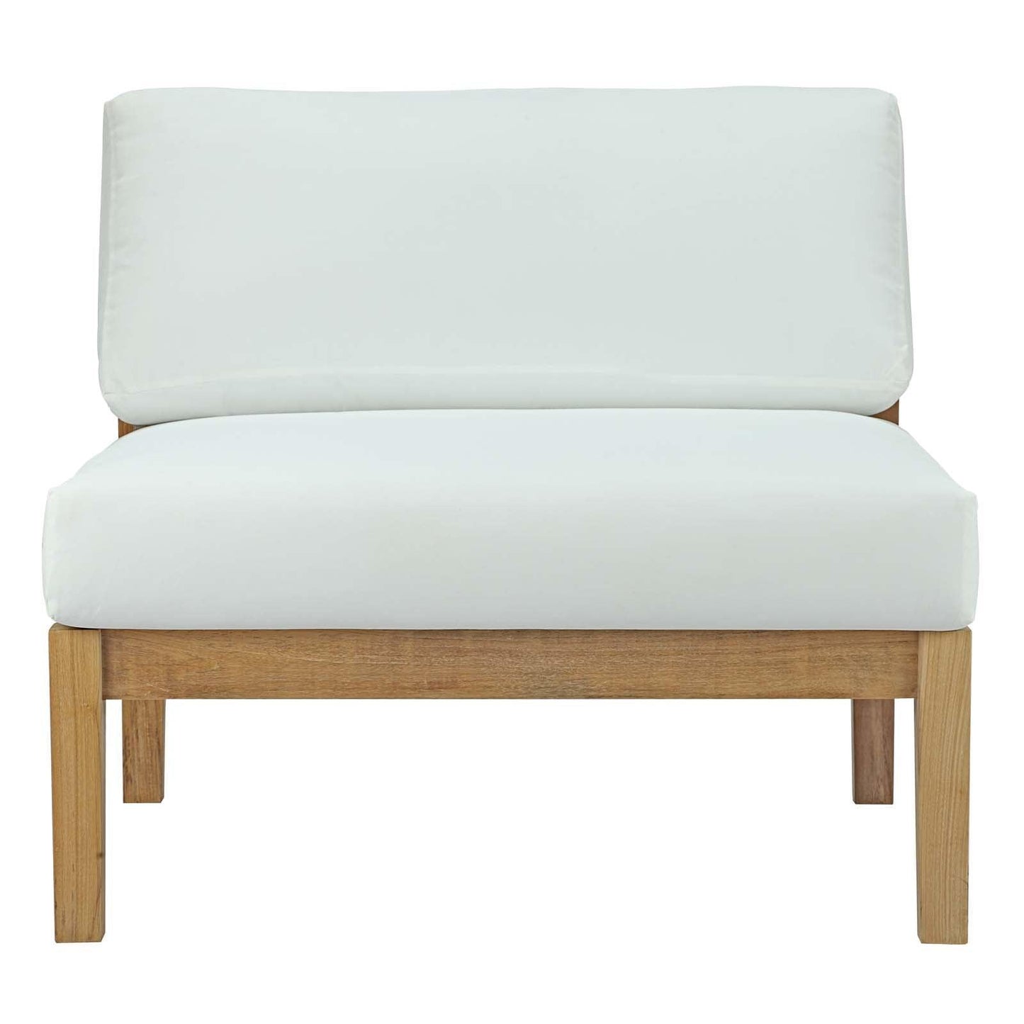 Modway Bayport Outdoor Patio Teak Armless FredCo