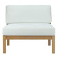 Modway Bayport Outdoor Patio Teak Armless FredCo