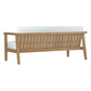 Modway Bayport Outdoor Patio Teak Sofa FredCo