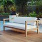 Modway Bayport Outdoor Patio Teak Sofa FredCo