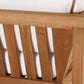 Modway Bayport Outdoor Patio Teak Wood Corner Chair FredCo