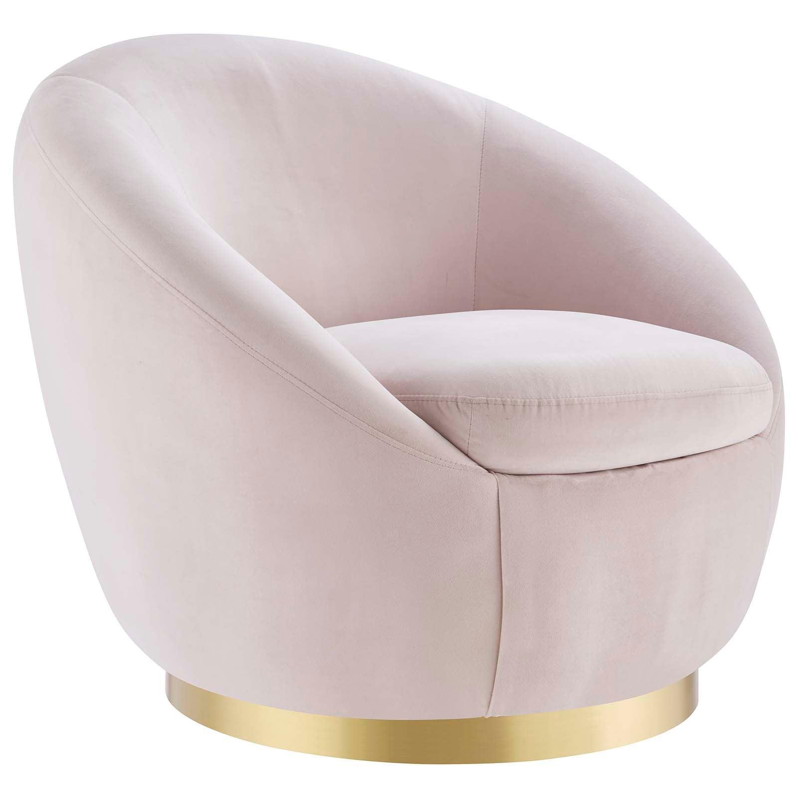 Modway BC Performance Velvet Swivel Chair FredCo