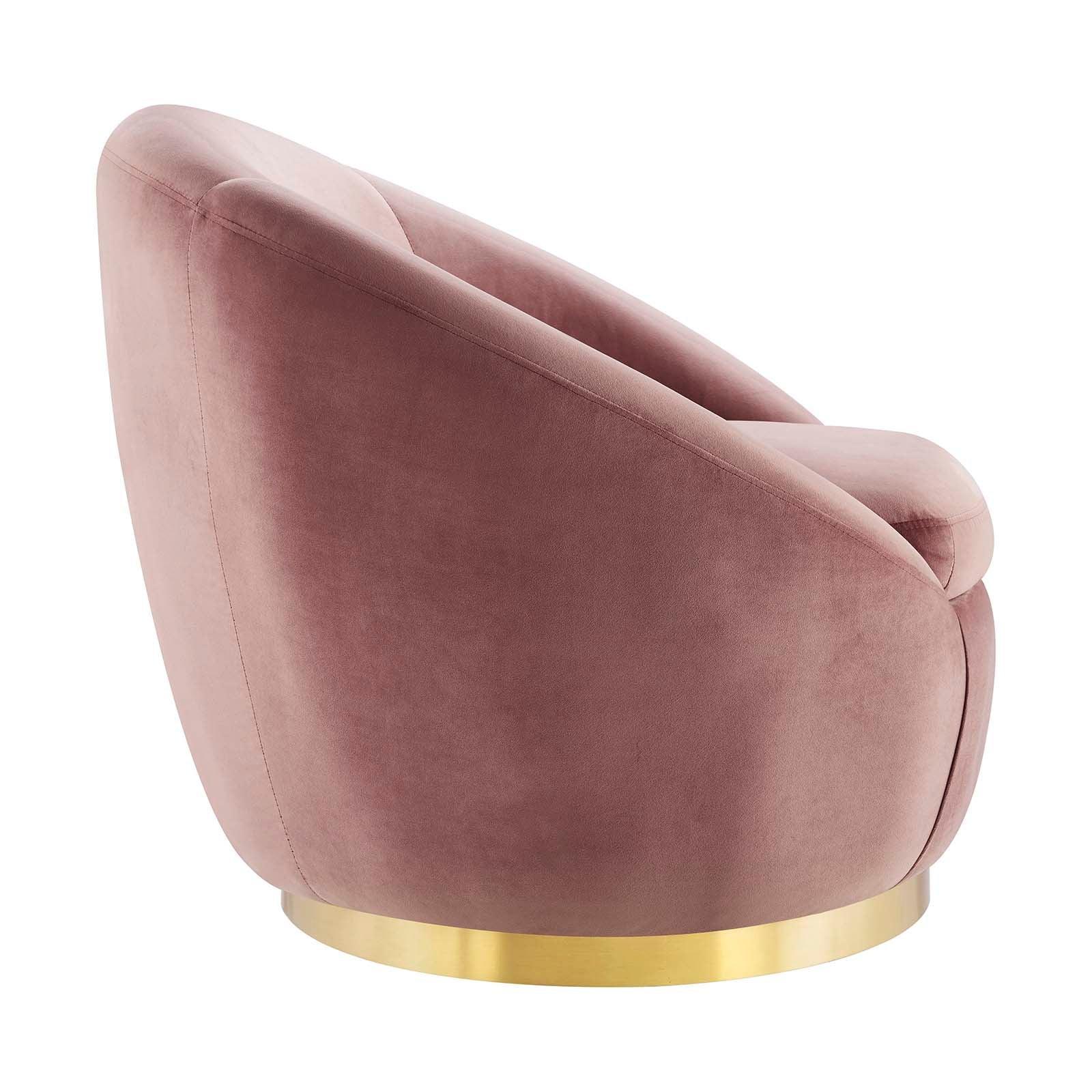 Modway BC Performance Velvet Swivel Chair FredCo