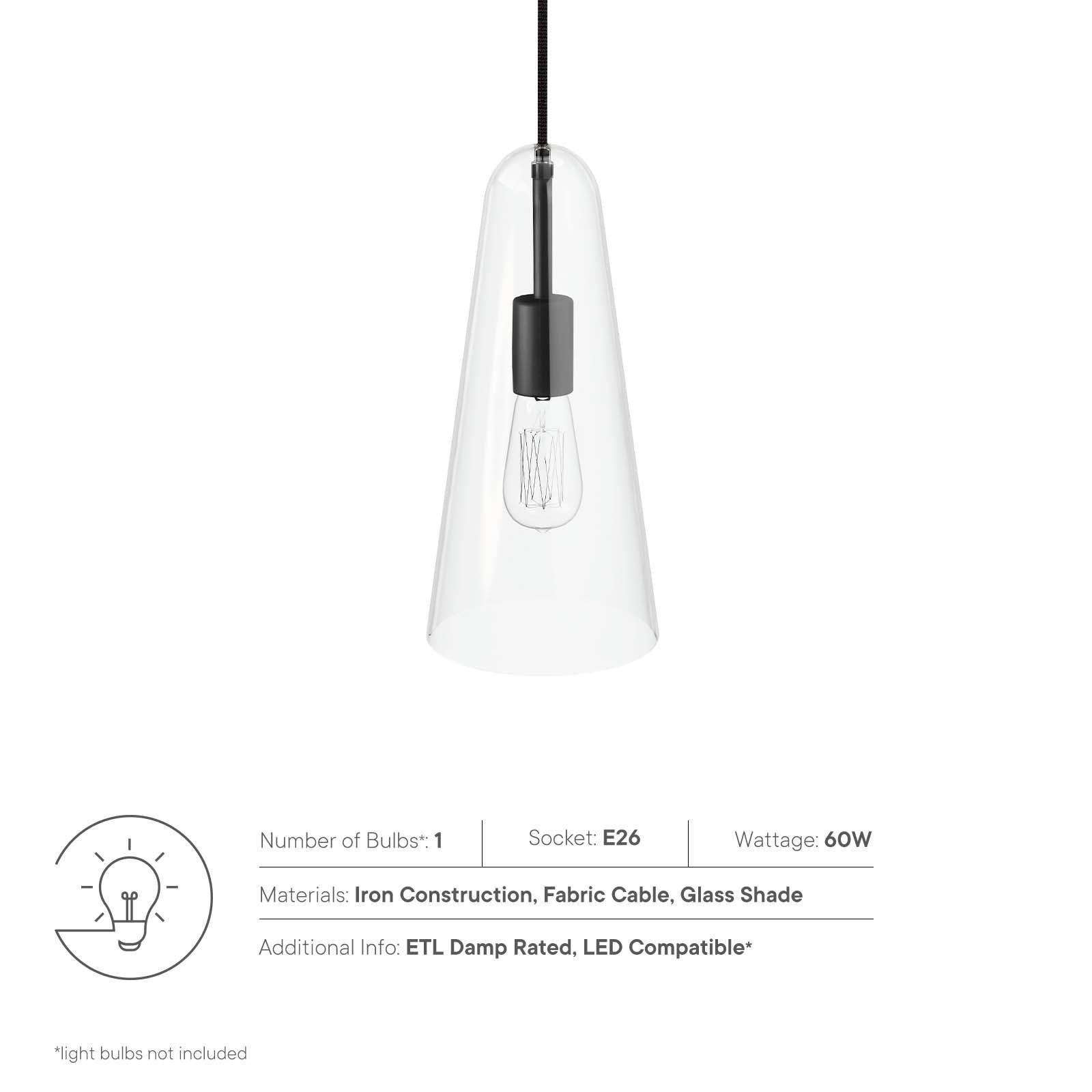 Modway Beacon 1-Light Pendant Light FredCo