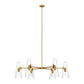 Modway Beacon 6-Light Chandelier FredCo