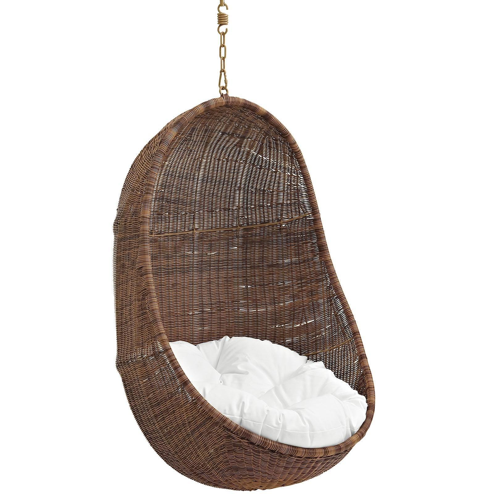 Modway Bean Outdoor Patio Swing Chair Without Stand FredCo
