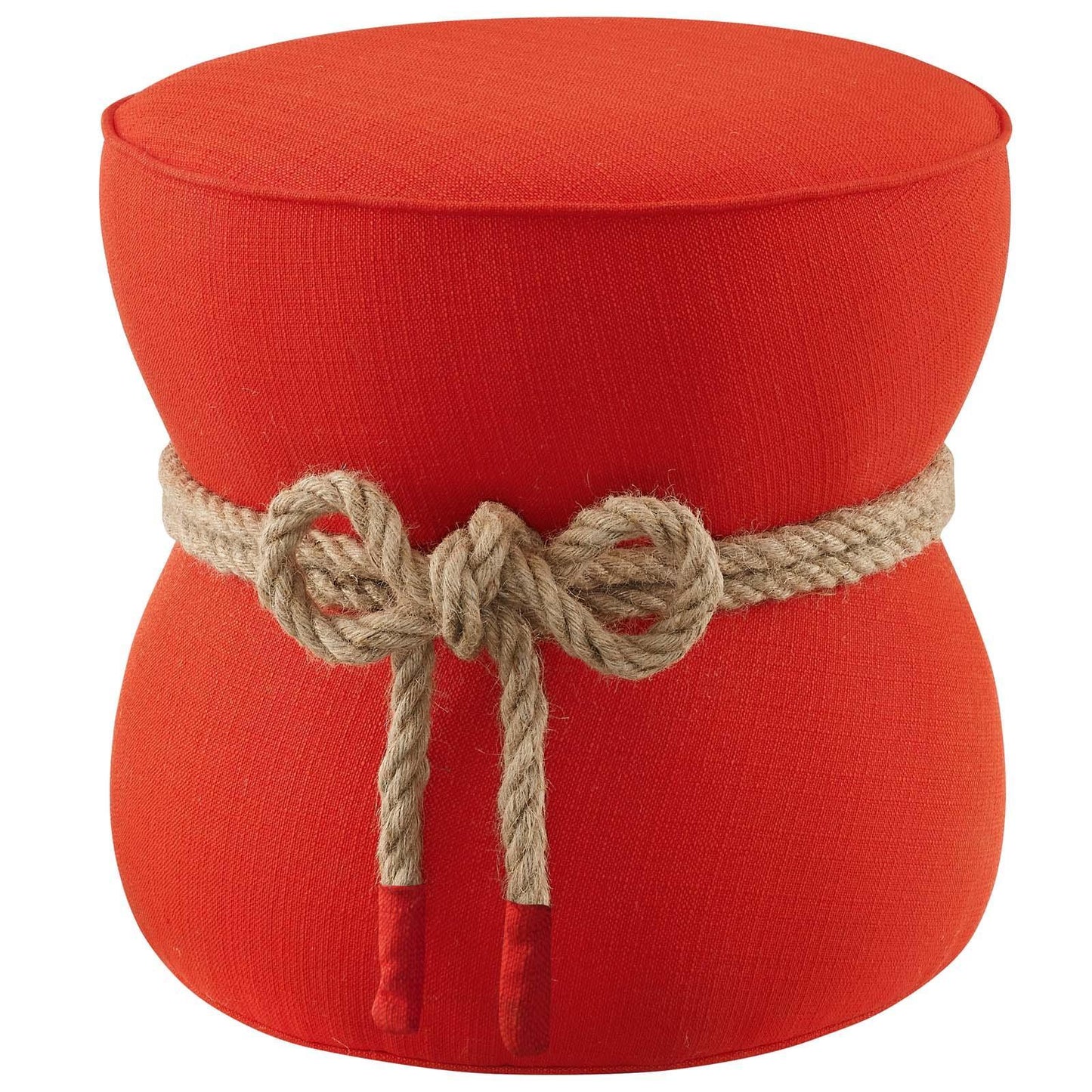 Modway Beat Nautical Rope Upholstered Fabric Ottoman FredCo