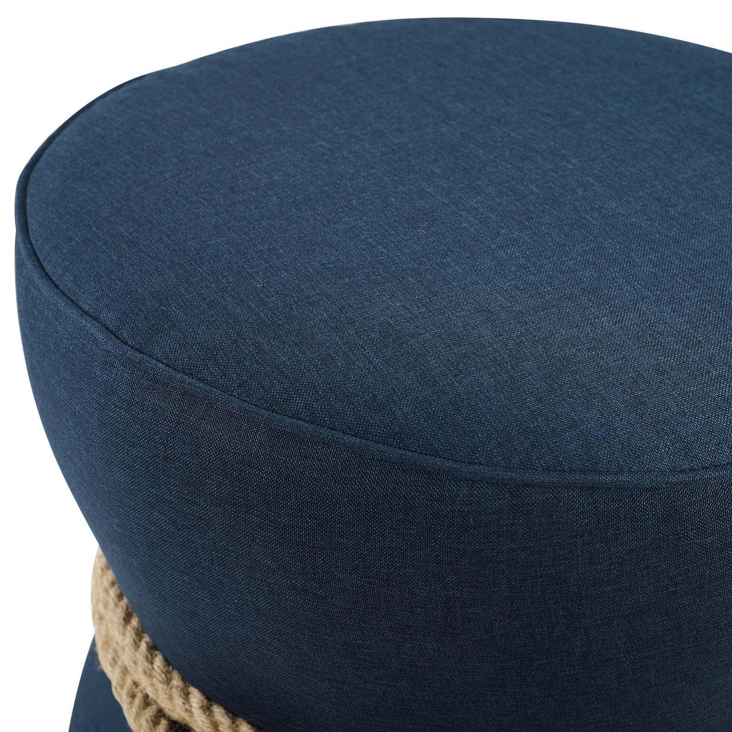 Modway Beat Nautical Rope Upholstered Fabric Ottoman FredCo